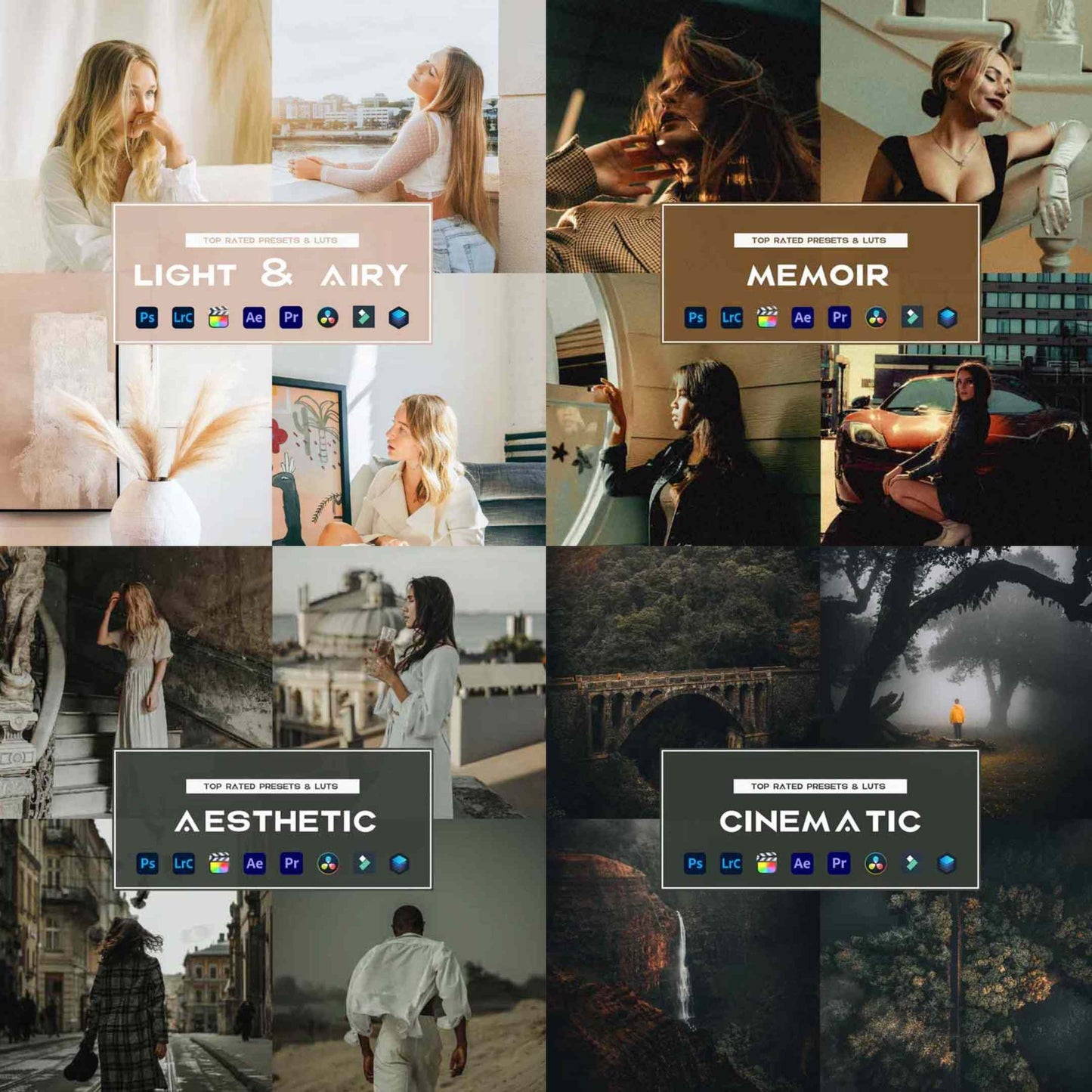 15,000+ Premium Presets Bundle in 36 Categories