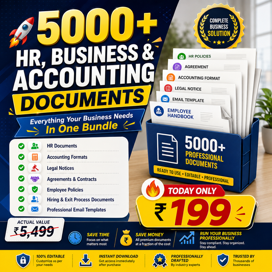 5000+ HR, BUSINESS & ACCOUNTING DOCUMENTS