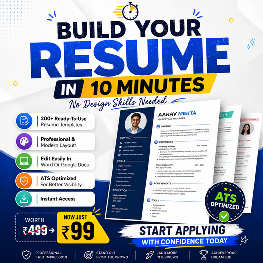 200+ Professional Resume Templates Bundle