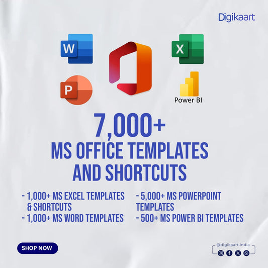 7,000+ MS Office Templates & Shortcuts