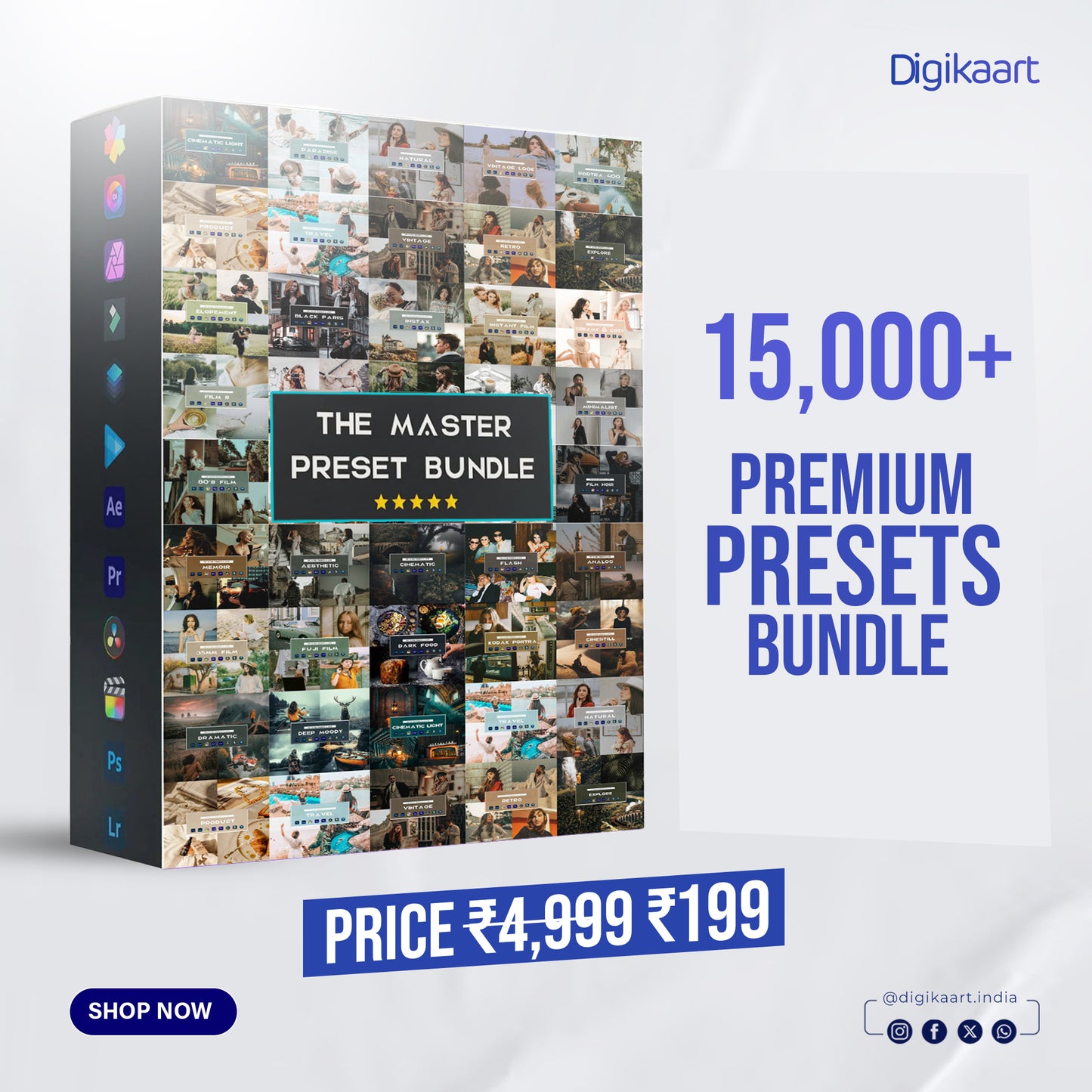 15,000+ Premium Presets Bundle in 36 Categories